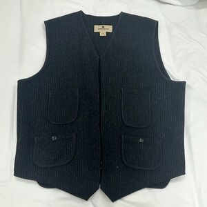 Wool rich wool vest
